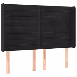 VidaXL 3119770, Noir, Polyester, Bois, 1470 mm, 118 cm, 128 cm, 160 mm