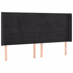 VidaXL 3119782, Noir, Polyester, Bois, 1830 mm, 118 cm, 128 cm, 160 mm