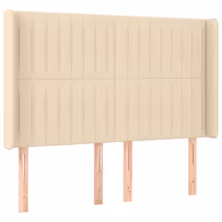 VidaXL 3119821, Crème, Polyester, Bois, 1470 mm, 118 cm, 128 cm, 160 mm