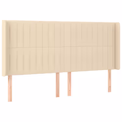 VidaXL 3119829, Crème, Polyester, Bois, 1630 mm, 118 cm, 128 cm, 160 mm