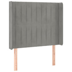 VidaXL 3119848 tête de lit et pied de lit Gris clair