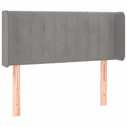 VidaXL 3119860, Gris clair, Polyester, Bois, 1030 mm, 118 cm, 128 cm, 160 mm