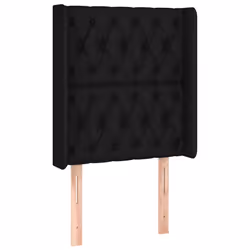 VidaXL 3119892, Noir, Polyester, Bois, 830 mm, 118 cm, 128 cm, 160 mm
