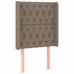 VidaXL 3119894, Taupe, Polyester, Bois, 830 mm, 118 cm, 128 cm, 160 mm