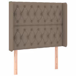 VidaXL 3119902, Taupe, Polyester, Bois, 930 mm, 118 cm, 128 cm, 160 mm