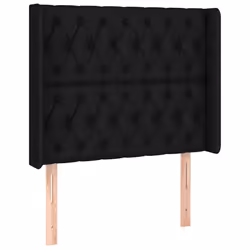 VidaXL 3119908, Noir, Polyester, Bois, 1030 mm, 118 cm, 128 cm, 160 mm