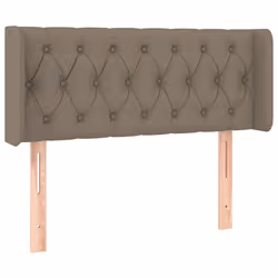 VidaXL 3119910, Taupe, Polyester, Bois, 1030 mm, 118 cm, 128 cm, 160 mm