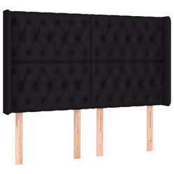 VidaXL 3119924, Noir, Polyester, Bois, 1630 mm, 118 cm, 128 cm, 160 mm