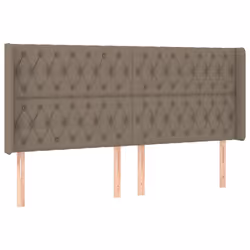 VidaXL 3119934, Taupe, Polyester, Bois, 1830 mm, 118 cm, 128 cm, 160 mm