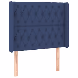 VidaXL 3119936, Bleu, Polyester, Bois, 1830 mm, 118 cm, 128 cm, 160 mm