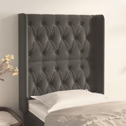 VidaXL 3119947 tête de lit et pied de lit Gris foncé