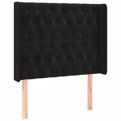 VidaXL 3119954, Noir, Polyester, Bois, 930 mm, 118 cm, 128 cm, 160 mm