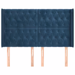 VidaXL 3119956 tête de lit et pied de lit Bleu foncé