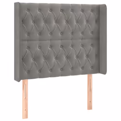 VidaXL 3119958, Gris clair, Polyester, Bois, 1030 mm, 118 cm, 128 cm, 160 mm