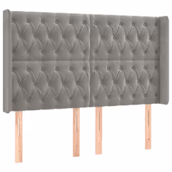 VidaXL 3119964, Gris clair, Polyester, Bois, 1470 mm, 118 cm, 128 cm, 160 mm