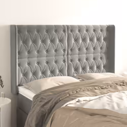 VidaXL 3119970 tête de lit et pied de lit Gris clair