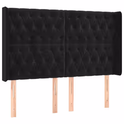VidaXL 3119972, Noir, Polyester, Bois, 1630 mm, 118 cm, 128 cm, 160 mm