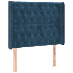 VidaXL 3119980 tête de lit et pied de lit Bleu foncé