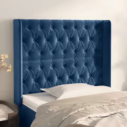 VidaXL 3119980 tête de lit et pied de lit Bleu foncé