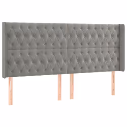 VidaXL 3119982, Gris clair, Polyester, Bois, 2030 mm, 118 cm, 128 cm, 160 mm
