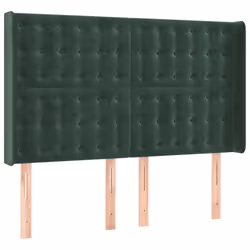 VidaXL 3120083, Vert foncé, Polyester, Bois, 2030 mm, 118 cm, 128 cm, 160 mm