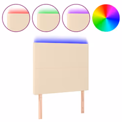 VidaXL 3121359, Crème, Polyester, Bois, 2000 mm, 78 cm, 88 cm, 50 mm