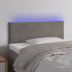 VidaXL 3121362 tête de lit et pied de lit Gris clair
