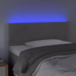 VidaXL 3121362 tête de lit et pied de lit Gris clair