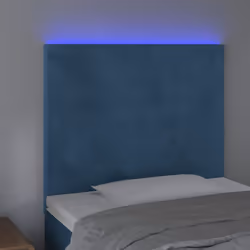VidaXL 3121366 tête de lit et pied de lit Bleu foncé