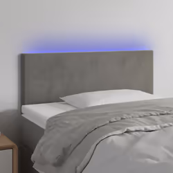 VidaXL 3121368 tête de lit et pied de lit Gris clair