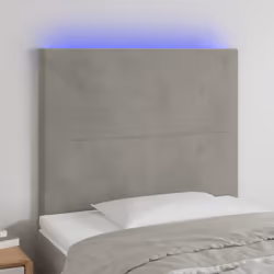 VidaXL 3121374 tête de lit et pied de lit Gris clair