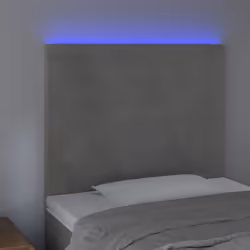 VidaXL 3121374 tête de lit et pied de lit Gris clair