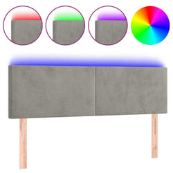 VidaXL 3121380 tête de lit et pied de lit Gris clair