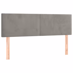 VidaXL 3121380 tête de lit et pied de lit Gris clair - Vue supplémentaire 4