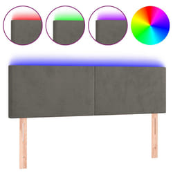 VidaXL 3121381 tête de lit et pied de lit Gris foncé