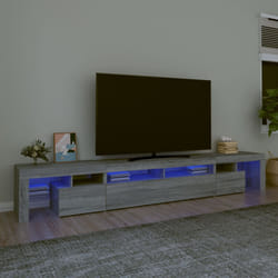 vidaXL Tête de lit à LED Noir 144x5x78/88 cm Velours