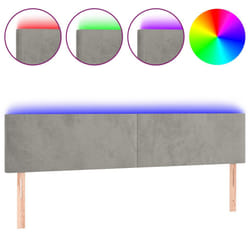 VidaXL 3121392 tête de lit et pied de lit Gris clair