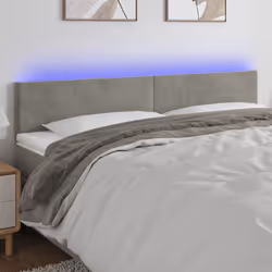 VidaXL 3121392 tête de lit et pied de lit Gris clair