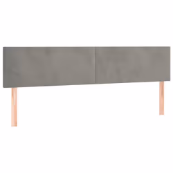VidaXL 3121392 tête de lit et pied de lit Gris clair - Vue supplémentaire 4