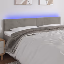 VidaXL 3121398 tête de lit et pied de lit Gris clair