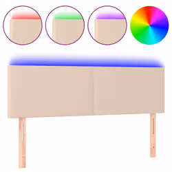 VidaXL 3121427, Cappucino, Coton, Polyester, Polyvinyl chloride (PVC), 1440 mm, 78 cm, 88 cm, 50 mm