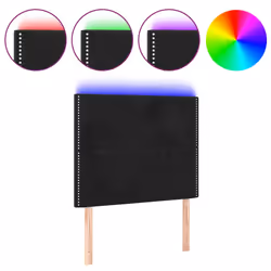 VidaXL 3121504, Noir, Polyester, Bois, 800 mm, 78 cm, 88 cm, 50 mm