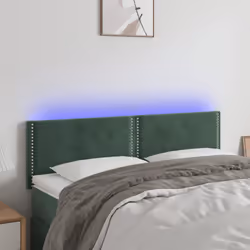 VidaXL 3121523 tête de lit et pied de lit Vert foncé