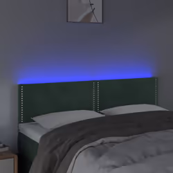 VidaXL 3121523 tête de lit et pied de lit Vert foncé