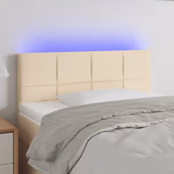 VidaXL 3121591 tête de lit et pied de lit Crème