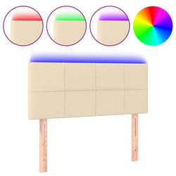 VidaXL 3121615 tête de lit et pied de lit Crème