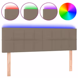 VidaXL 3121630, Taupe, Polyester, Bois, 1800 mm, 78 cm, 88 cm, 50 mm