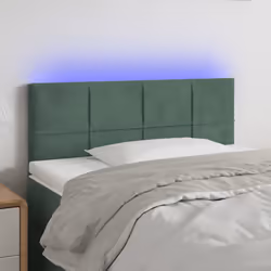 VidaXL 3121645 tête de lit et pied de lit Vert foncé