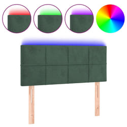 VidaXL 3121657 tête de lit et pied de lit Vert foncé