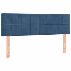 VidaXL 3121664 tête de lit et pied de lit Bleu foncé - Vue supplémentaire 4